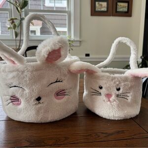 Cute Bunny Plush Baskets